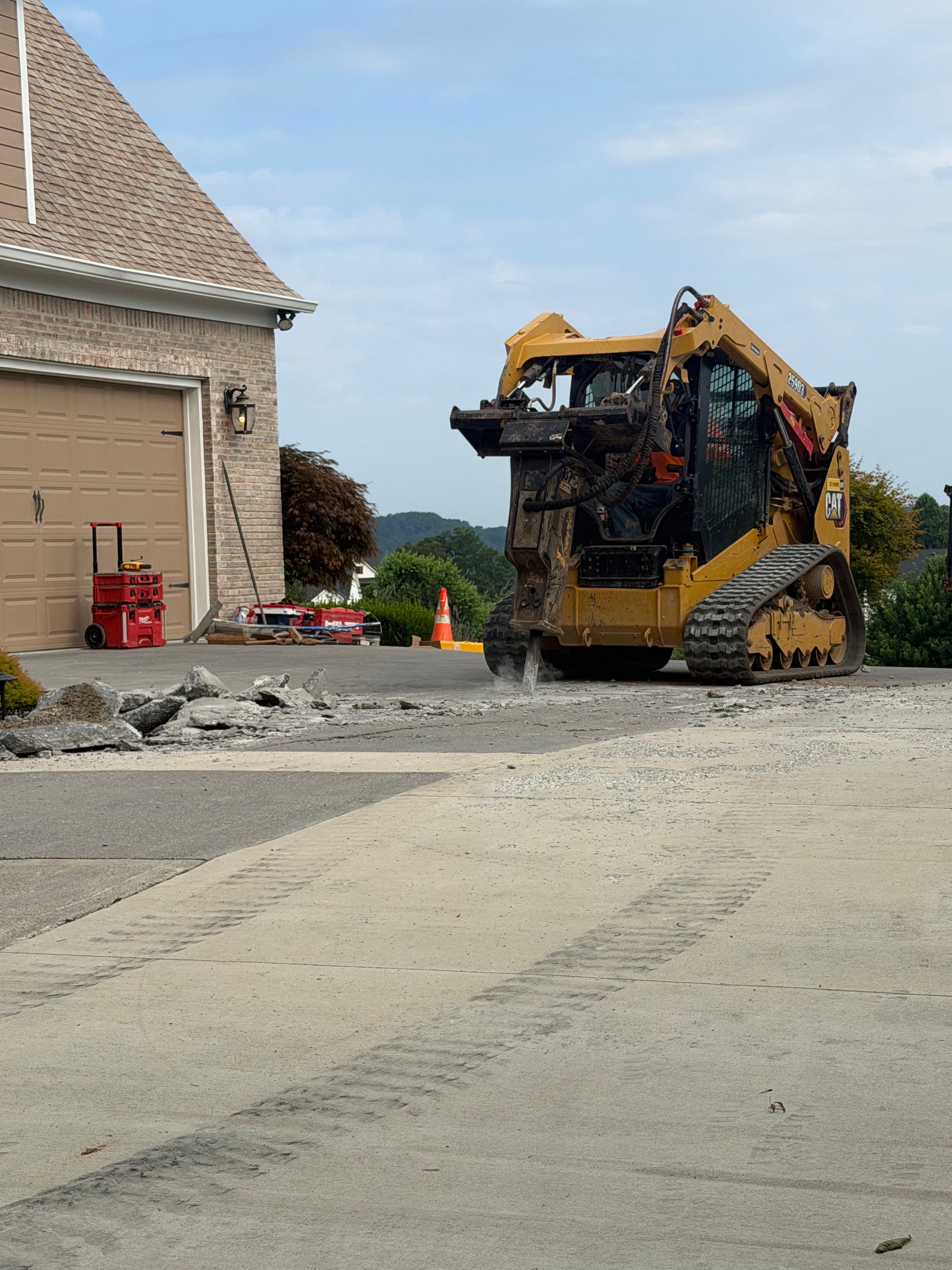 Project Driveway Demolition and Site Prep Underway in Seymour TN image