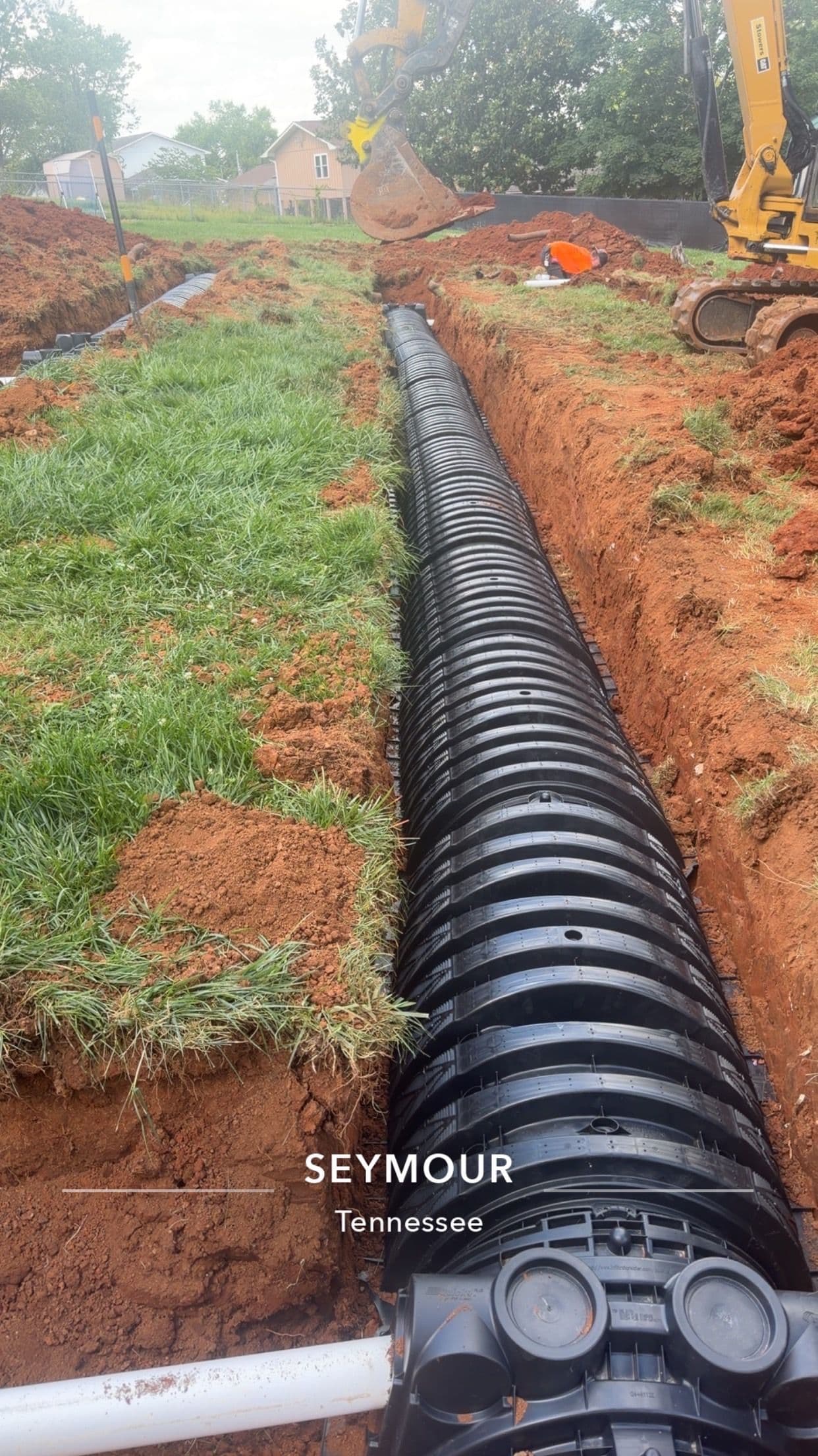 Gallery photos for Failing 1980s Drain Field Replaced With Infiltrator Chamber System in Seymour Tennessee: Image #4