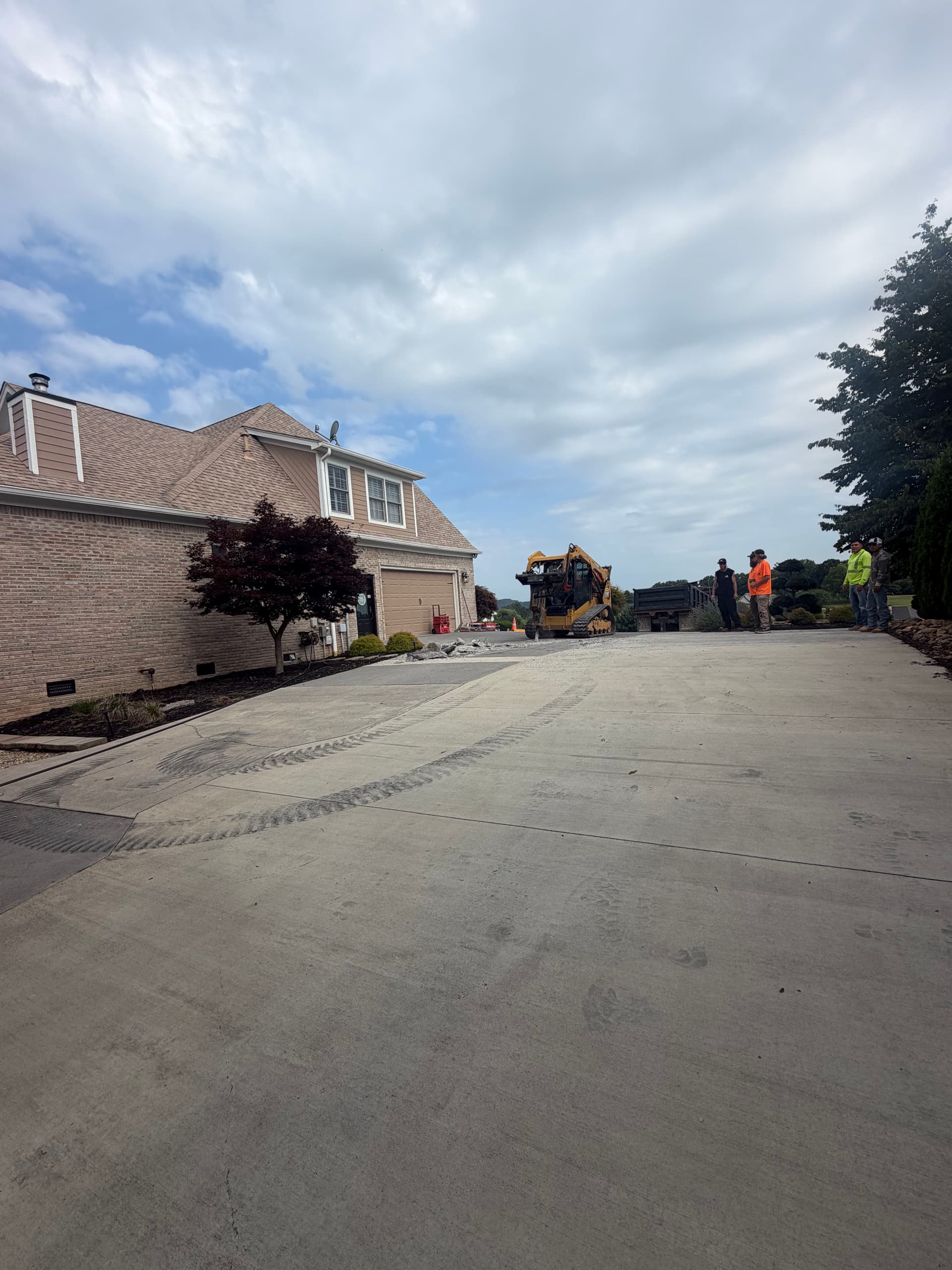 Gallery photos for Driveway Demolition and Site Prep Underway in Seymour TN: Image #1
