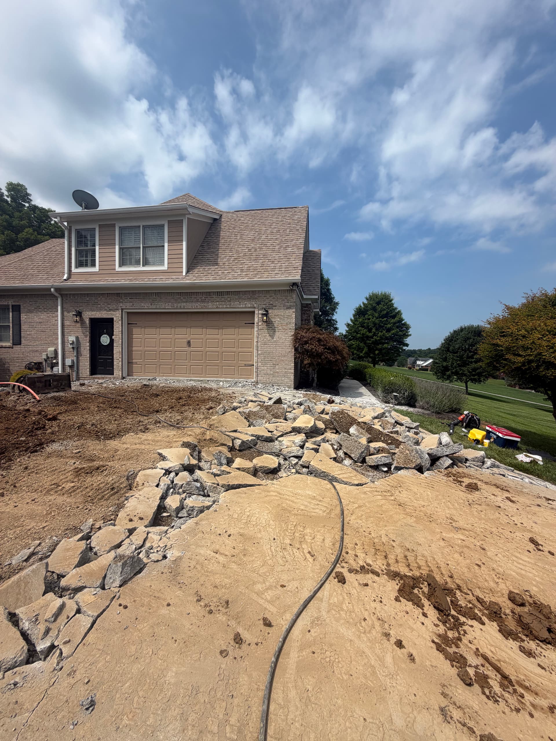 Gallery photos for Driveway Demolition and Site Prep Underway in Seymour TN: Image #4