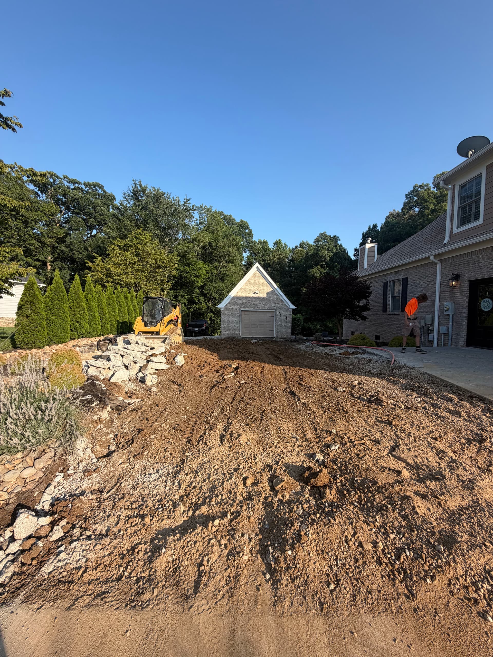 Gallery photos for Driveway Demolition and Site Prep Underway in Seymour TN: Image #2